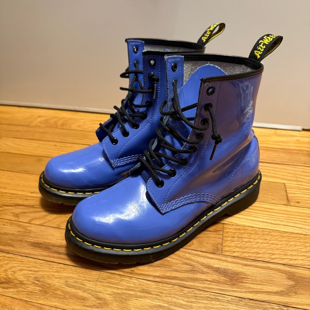 Light Indigo Blue Dr. Martens Boots